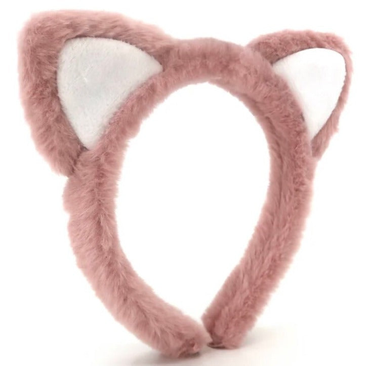 Cat Ear Headband, spa, soft and light weight, facial headband, fashion hair accessory.