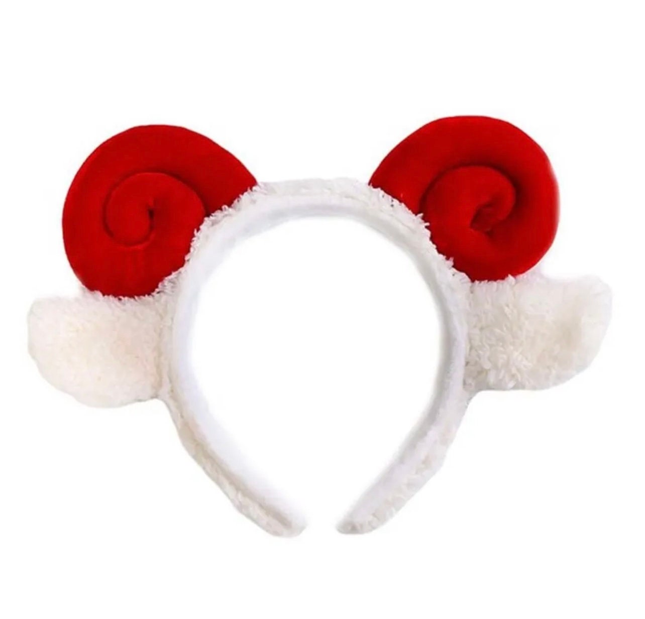 Cute Lovely Sheep Ears Hair Hoop Adorable Sheep Headband Spa Headband for Women