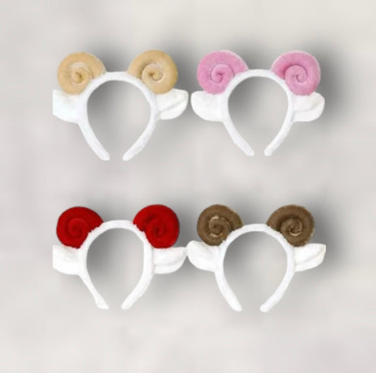 Cute Lovely Sheep Ears Hair Hoop Adorable Sheep Headband Spa Headband for Women