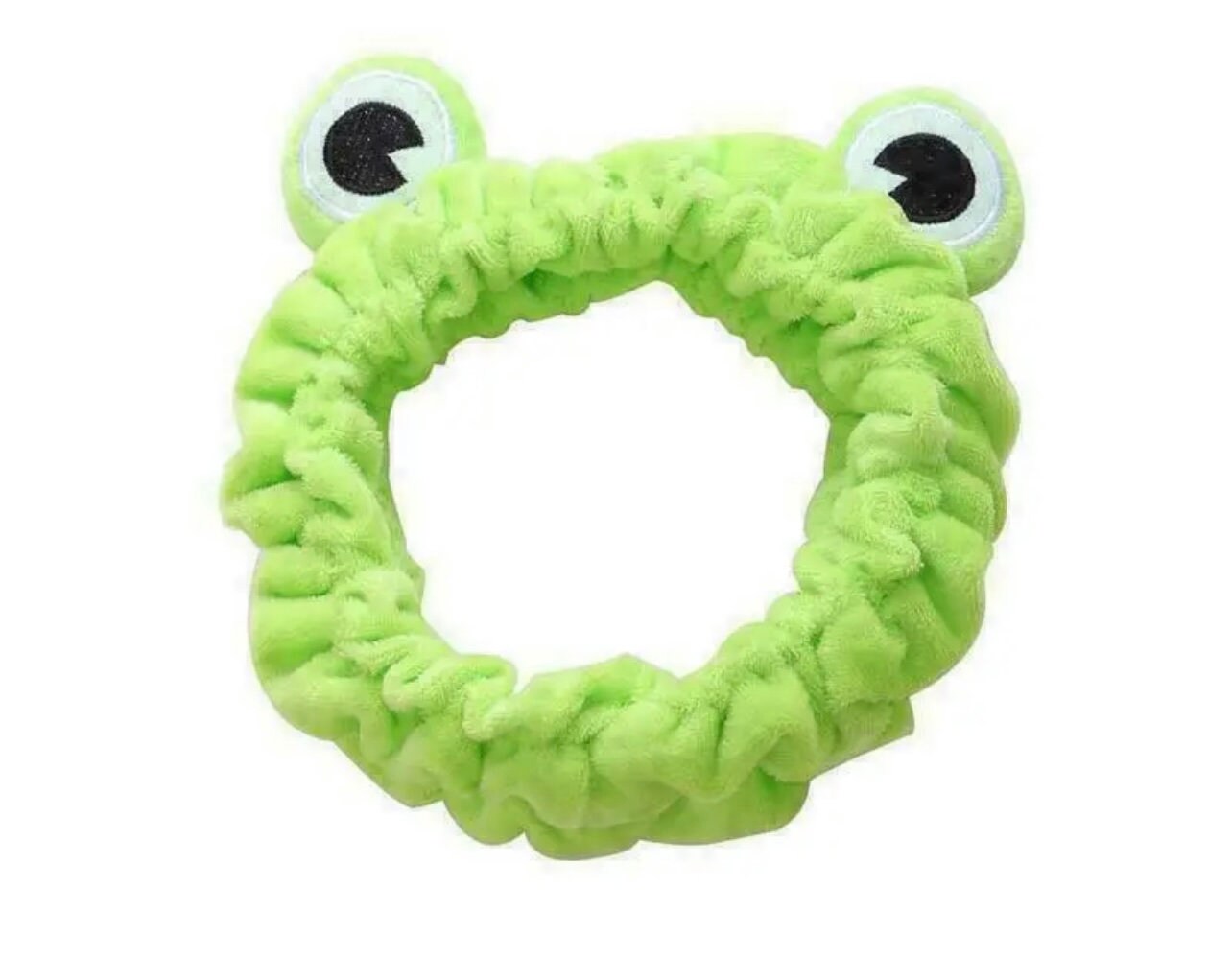 Cute Frog Spa Headband N Headwrap , Cute Creative Frog Eyes Hairband for Makeup Washing Face, Cartoon Animal Frog Headband for Women Girls