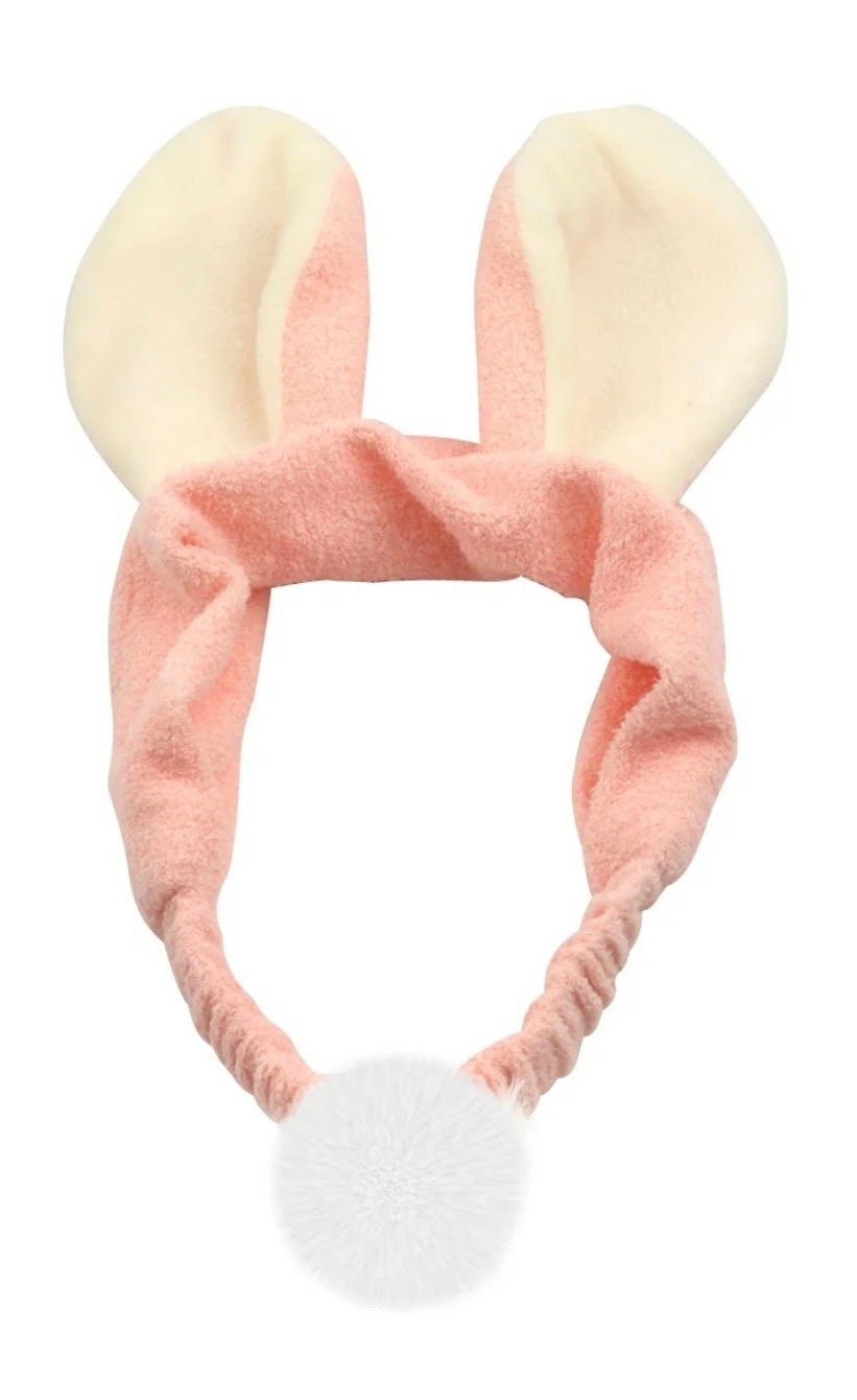 Cute Bunny Ears Headband Rabbit Face Wash Headbands Makeup Hair Band Cute Head Band