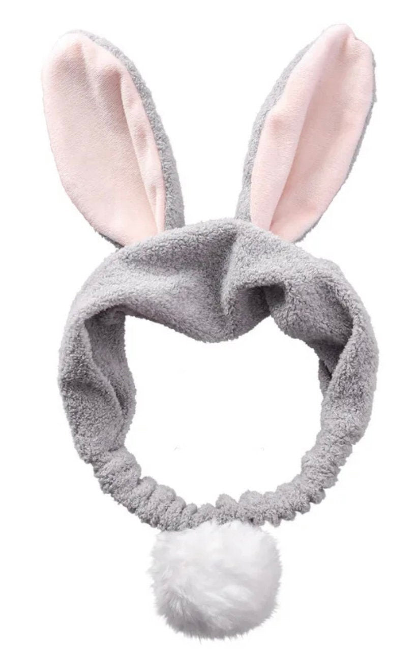 Cute Bunny Ears Headband Rabbit Face Wash Headbands Makeup Hair Band Cute Head Band